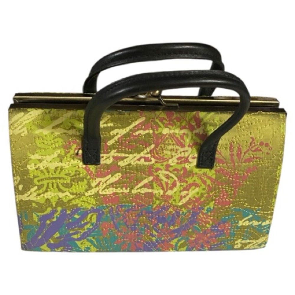 Kristen Lee Designs, Water Knabe, Silk Floral, Mini Bag, Satchel, RARE, like new